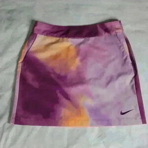 Nike Golf Tour Performance Dri-Fit Rainbow Sherbet Skirt sz 4